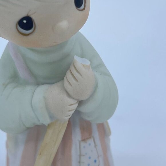 precious moments "come let us adore him" nativity set 9 piece set 1979 - Picture 11 of 11